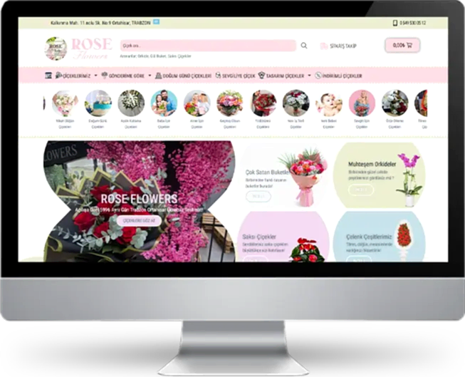 çiçekçi web sitesi tasarımı Bakı Çiçekçi Web Sitesi tasarımı